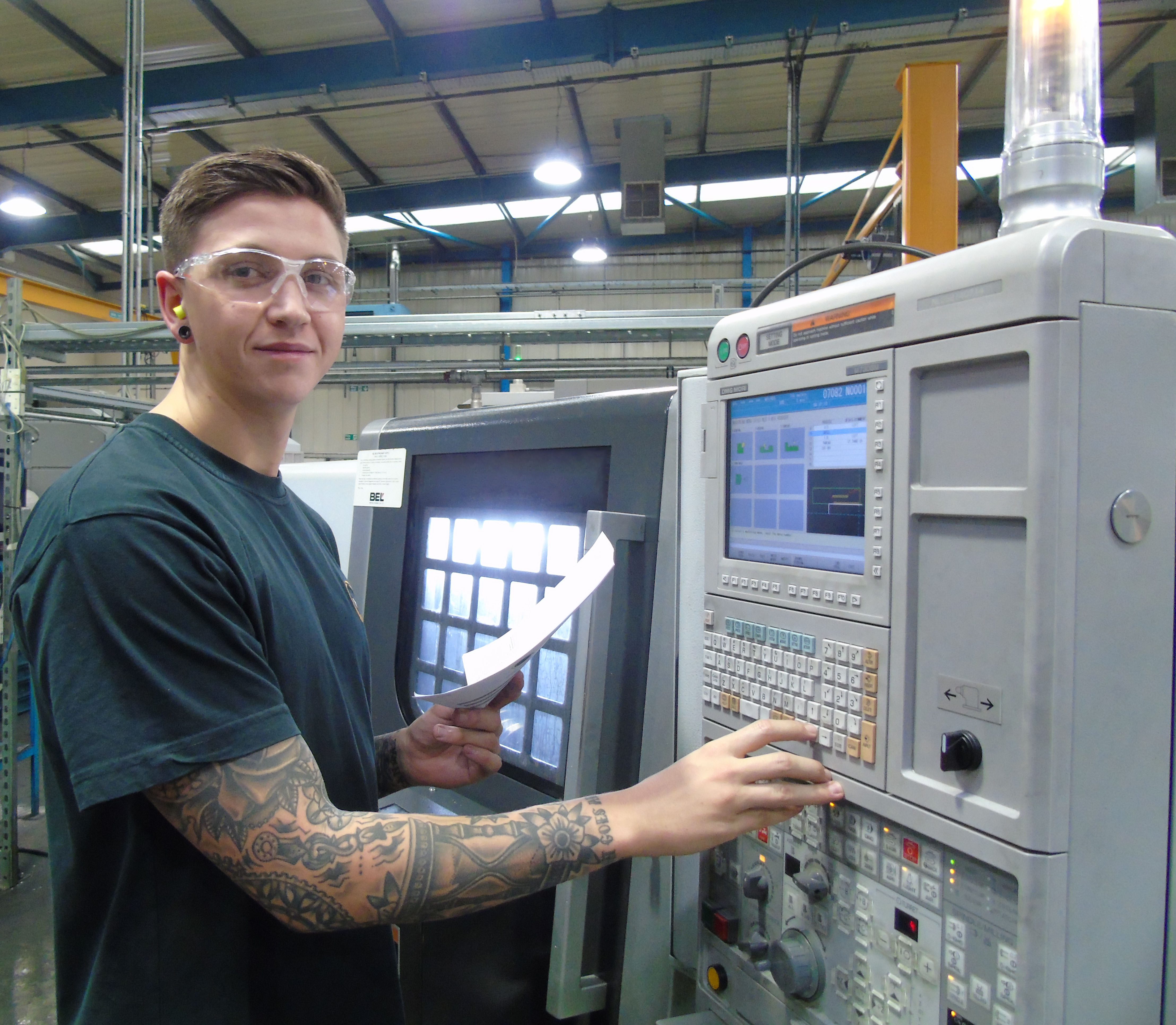 Elliot describes his engineering career so far as a CNC Machinist